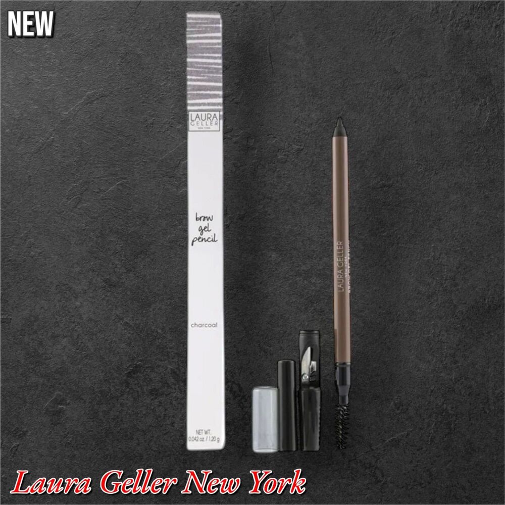 New NIB Laura Geller New York Brow Gel Eyebrow Pencil - Charcoal